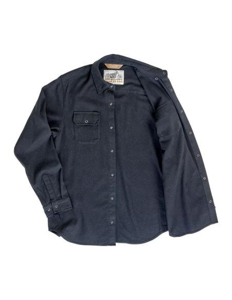 Comprar Camisa De Franela Biltwell Hi Test Negra a precio de oferta