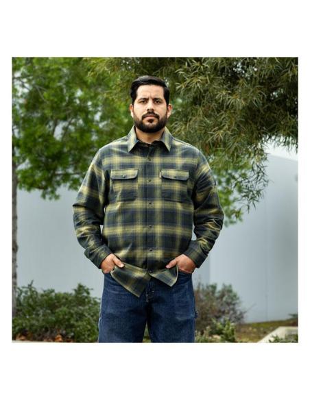 CHEMISE EN FLANELLE BILTWELL HI-TEST MOSS