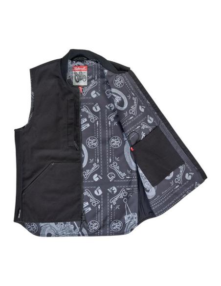 BILTWELL 4 SPEED BLACK VEST