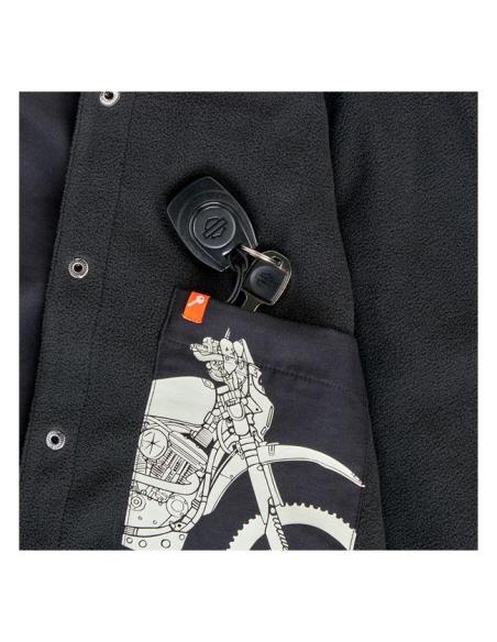 CHEMISE-VESTE BILTWELL EL DORADO NOIR