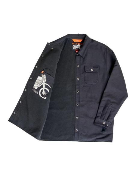 CHEMISE-VESTE BILTWELL EL DORADO NOIR