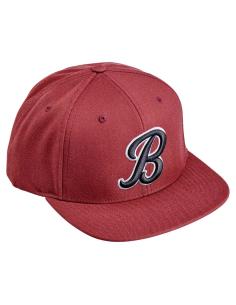 Acquista Cappellino Script B Snap Back - Maroon di Biltwell a prezzo scontato