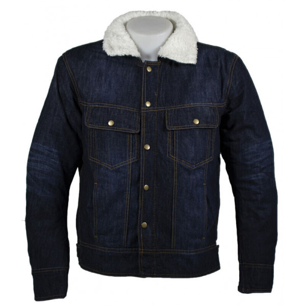 SHERPA DENIM JACKET WHIT PROTECCTION LEVEL 2 - 3 IN 1