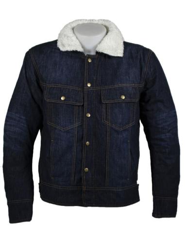 VESTE EN JEAN SHERPA 3 EN 1 PROTECTIONS NIVEAU 2