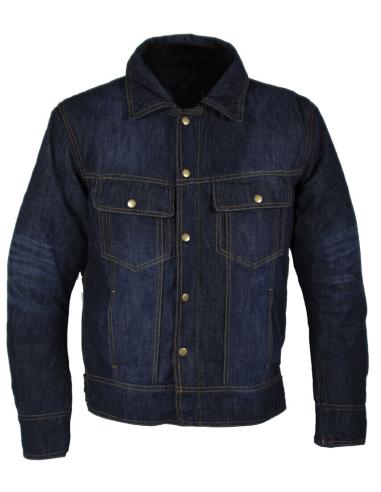 VESTE EN JEAN SHERPA 3 EN 1 PROTECTIONS NIVEAU 2