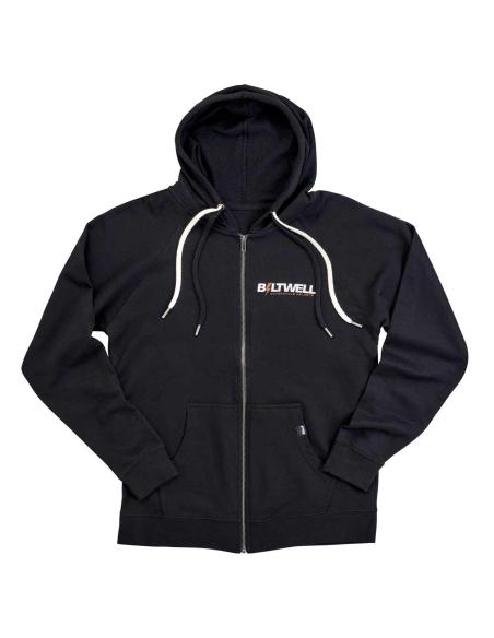 BILTWELL BOLTS ZIP HOODY NOIR