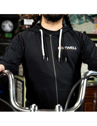 Comprar Sudadera Con Cremallera Biltwell Bolts Negra a precio de oferta