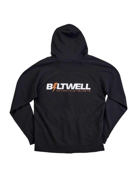 BILTWELL BOLTS ZIP HOODY NOIR