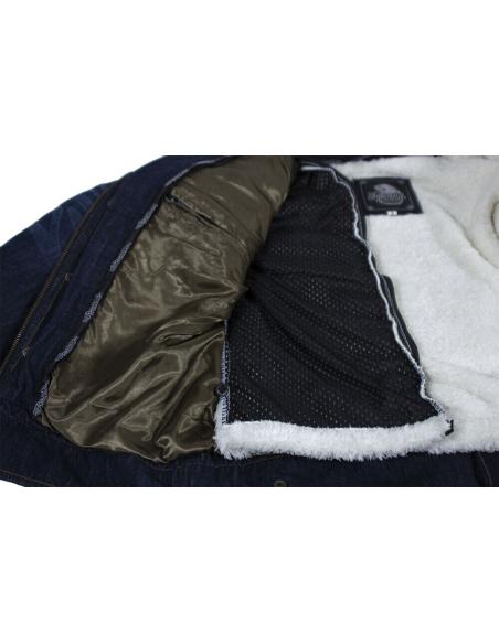 VESTE EN JEAN SHERPA 3 EN 1 PROTECTIONS NIVEAU 2