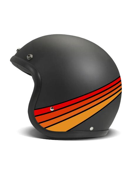 CAPACETE JET DMD RETRO FUOCO