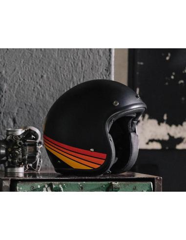 CAPACETE JET DMD RETRO FUOCO