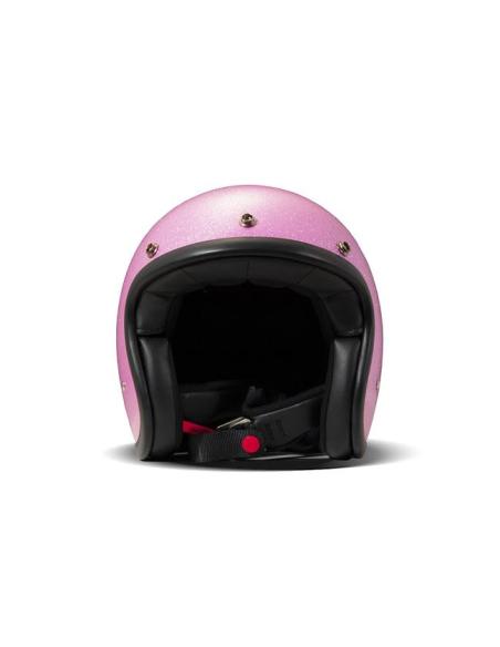 CAPACETE JET DMD RETRO GLITTER PINK