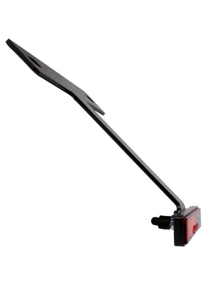 Catadioptre Homologué E4 avec Support Long pour Moto