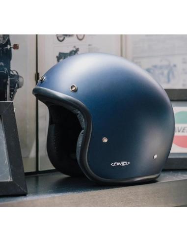 CAPACETE JET DMD RETRO MATT DEEP BLUE