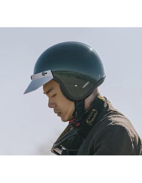 DMD RETRO JET HELMET DEEP GREEN