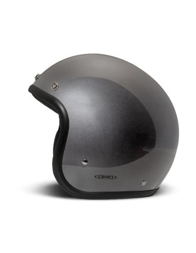 DMD RETRO JET HELMET METALLIC GREY