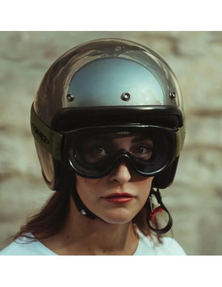 CAPACETE JET DMD RETRO METALLIC GREY
