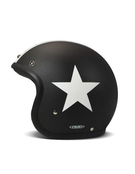 STAR MATT BLACKCASQUE JET DMD RETRO SUNSET