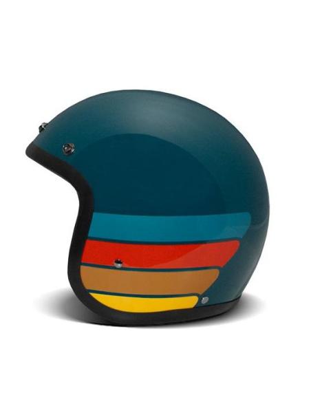 DMD RETRO JET HELMET PETROLHEAD
