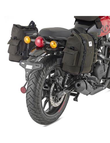 Kappa Rb100Rs Sacoche Latérale (14 Litres) Universelle - Gris / Vert