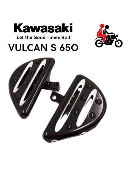 Comprar Plataformas Modelo Delta En Negro Para Motocicleta Kawasaki Vulcan S 650 Desde 2014 a precio de oferta