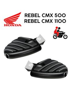 Comprar Plataformas Delta Pasajero Negras Para Honda Rebel Cmx500/Cmx1100 a precio de oferta