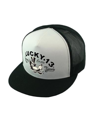 Acquista Cappellino Mr. Wolf Bianco - Lucky 13 a prezzo scontato