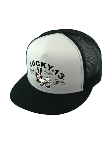 Acquista Cappellino Mr. Wolf Bianco - Lucky 13 a prezzo scontato