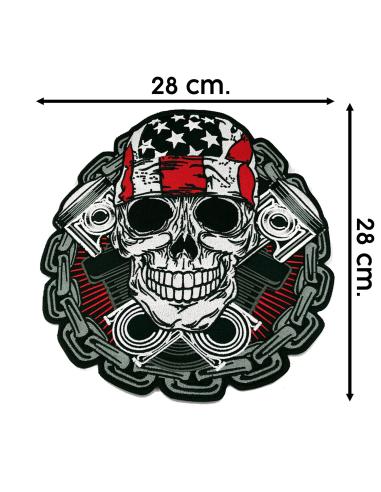 Chain Skull Patch 28 X 27 Cm | Sale Price