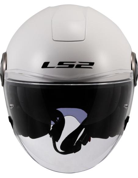 Acquista Casco Jet Con Due Visori Ls2 Of620 Classy Bianco Lucido a prezzo scontato