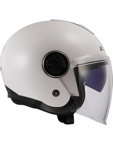 Comprar Casco Jet Con Dos Pantallas Ls2 Of620 Classy Blanco Brillo a precio de oferta