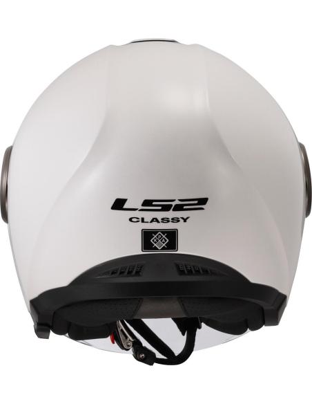 Acquista Casco Jet Con Due Visori Ls2 Of620 Classy Bianco Lucido a prezzo scontato