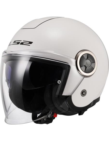 Acquista Casco Jet Con Due Visori Ls2 Of620 Classy Bianco Lucido a prezzo scontato