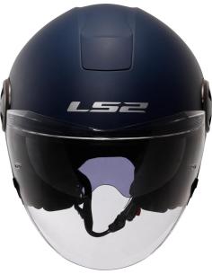 CAPACETE JET LS2 OF620 CLASSY COM DOIS VISEIRAS NAVY 2