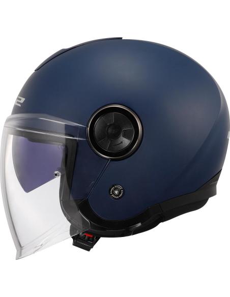 Comprar Casco Jet Con Dos Pantallas Ls2 Of620 Classy Azul Navy a precio de oferta