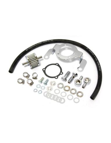 KIT RESPIRADOR E SUPORTE PARA FILTRO DE AR EVO BIG TWIN 1993 A 1999