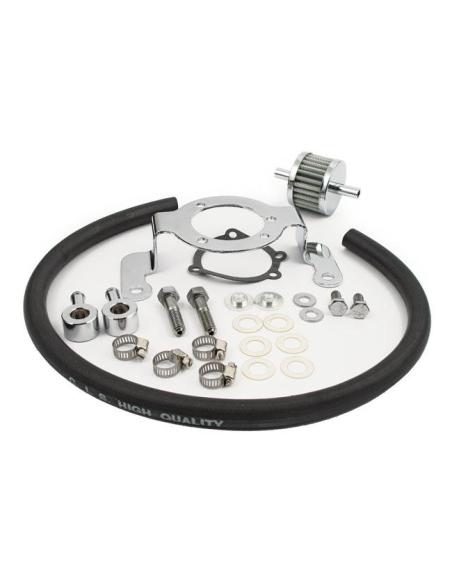 Comprar Kit Respiradero Y Anclaje De Filtro De Aire Para Big Twin 1999 Al 2017 a precio de oferta