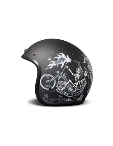 CAPACETE JET DMD RETRO GHOST RIDER