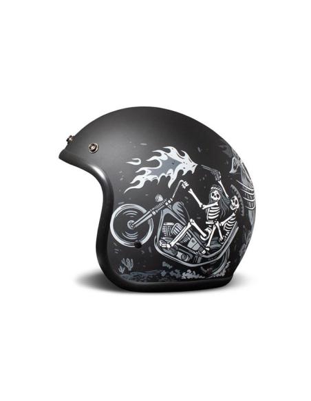 CASQUE JET DMD RETRO GHOST RIDER