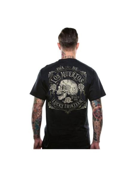 T-SHIRT À MANCHES COURTES - CRÂNE MORT - LUCKY 13