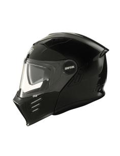 SIMPSON DARKSOME 22.06 BLACK METAL MODULAR HELMET