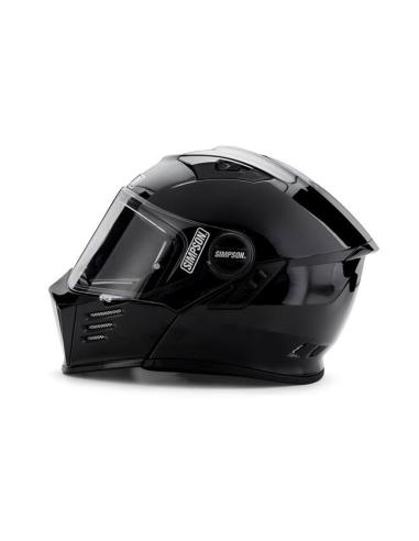 Comprar Casco Modular Simpson Darksome 22.06 Negro Mate a precio de oferta