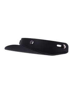 13-1/2 SCUM MATT BLACK CAP TYPE VISOR FOR HELMETS WITH STOPS