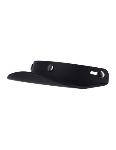 13-1/2 SCUM MATT BLACK CAP TYPE VISOR FOR HELMETS WITH STOPS