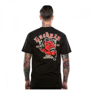 MAGLIETTA A MANICA CORTA - GREASE, GAS AND GLORY - LUCKY 13