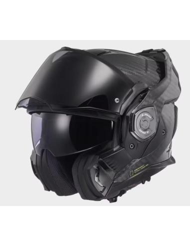 LS2 FF901 ADVANT X CAPACETE MODULAR EM CARBONO COM INTERCOMUNICADOR LS2 4X UCS BLUETOOTH