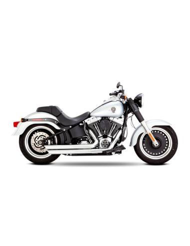 SYSTÈME D'ÉCHAPPEMENT VANCE & HINES 2 1/2" BIG SHOTS STAGGERED CHROMÉ POUR HARLEY-DAVIDSON SOFTAIL 1986-2017