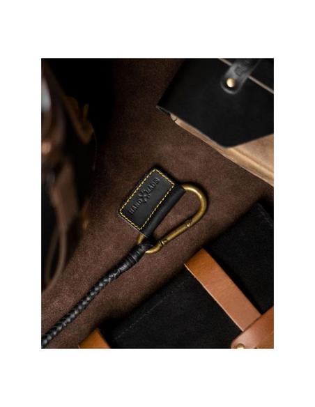 Comprar Cordón De Piel Para Cartera Negro Trip Machine a precio de oferta
