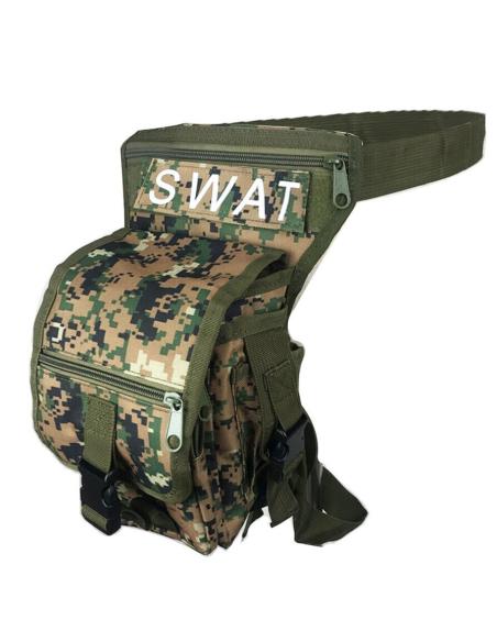 Comprar Bolsa Para Pierna Militar Camo Pixel Verde a precio de oferta