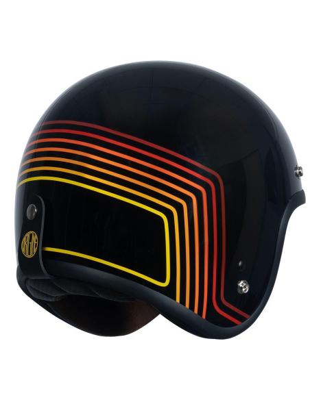 Comprar Casco Jet Vintage Origine Primo Sunrise Rojo/Negro Ece 22.06 a precio de oferta